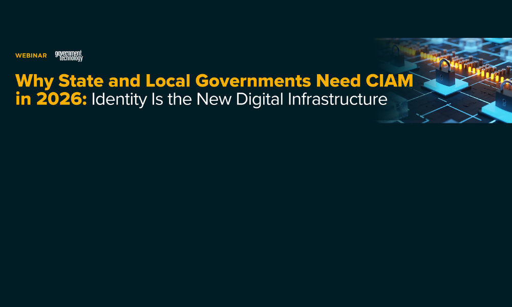 CIAM for state and local governments digital services