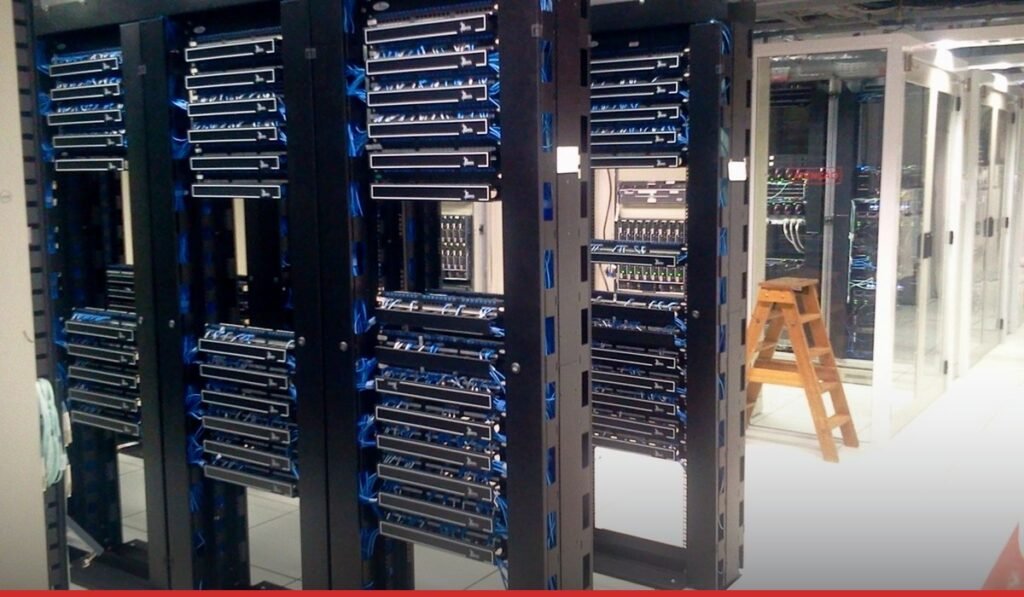Data center server racks — hyperscaler capex build-out